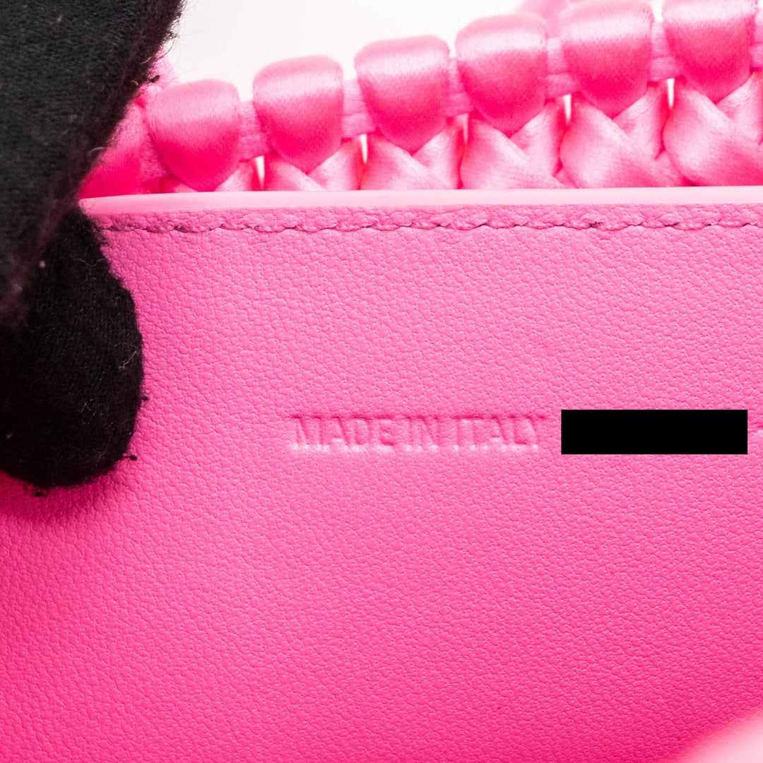 Top Quality Balenciaga Mini Tote Bag 2023s Valentine’s day Limited Edition Fabric Pink SHW