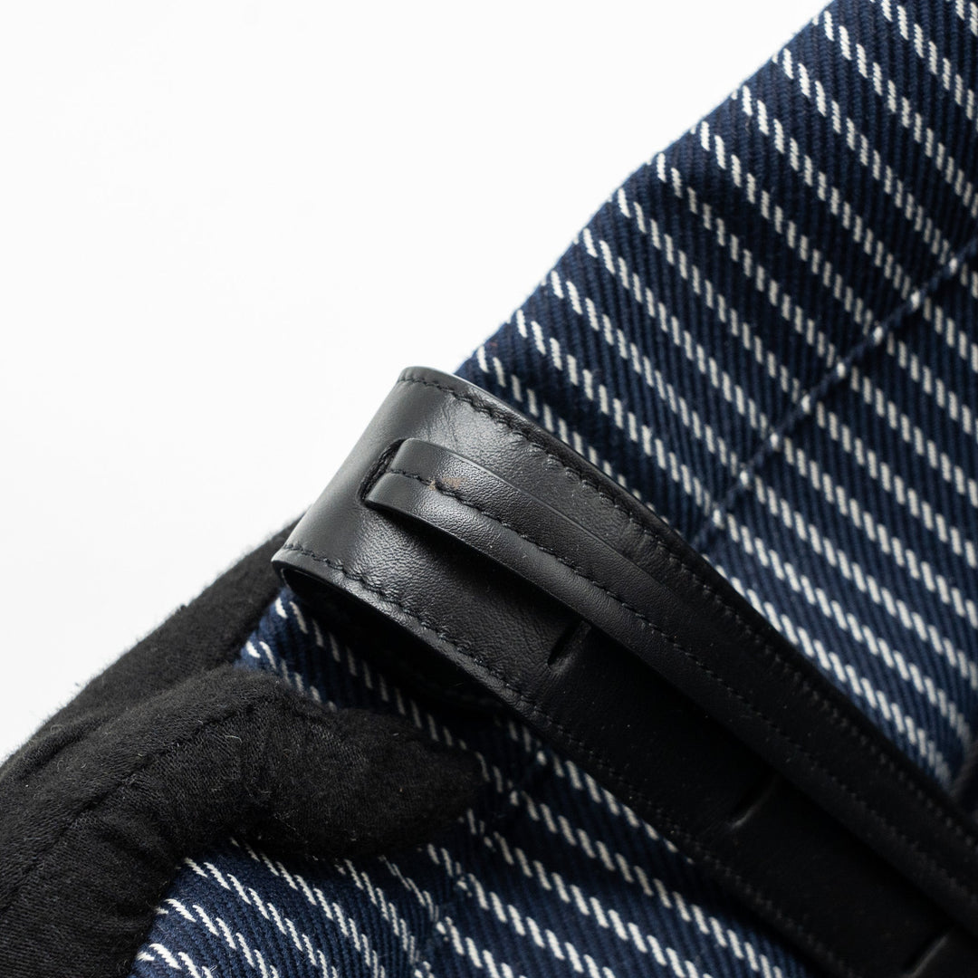 Celine phantom luggage bag canvas /  leather dark blue / black