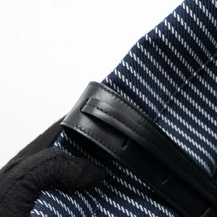 Celine phantom luggage bag canvas /  leather dark blue / black