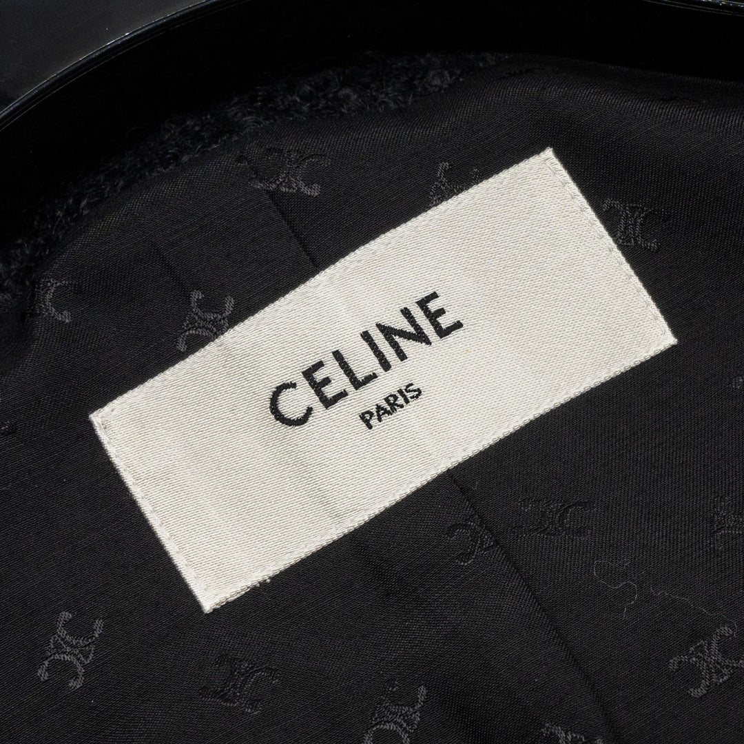Top Quality Celine Size 34 blazer laine / mohair black