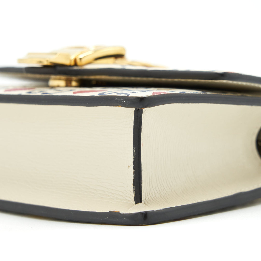 Gucci Mini Sylvie Crossbody Bag White/Multicolour