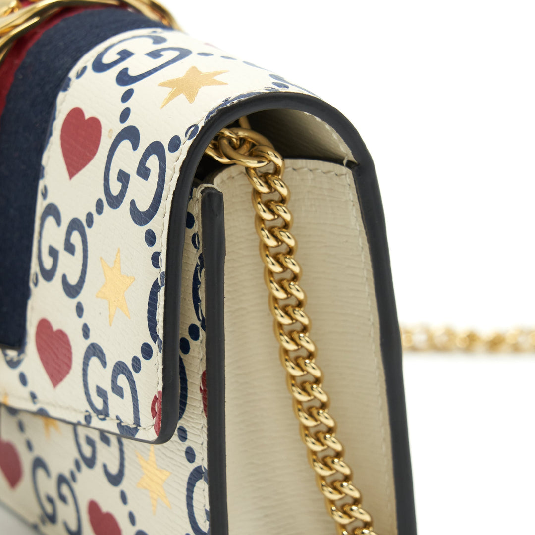 Gucci Mini Sylvie Crossbody Bag White/Multicolour