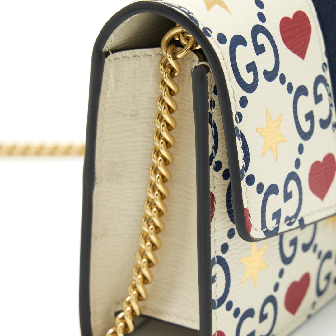 Gucci Mini Sylvie Crossbody Bag White/Multicolour
