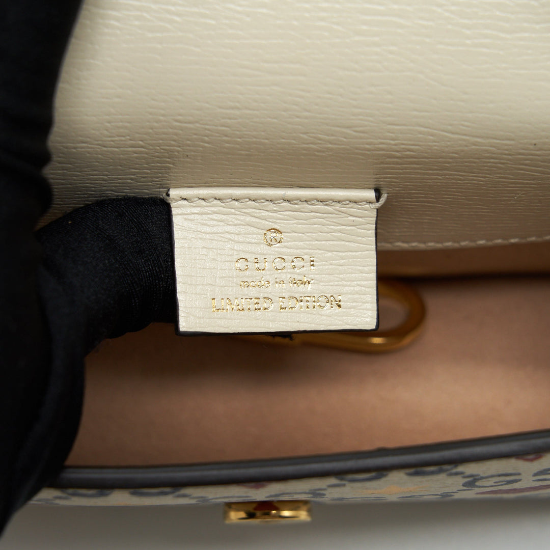 Gucci Mini Sylvie Crossbody Bag White/Multicolour