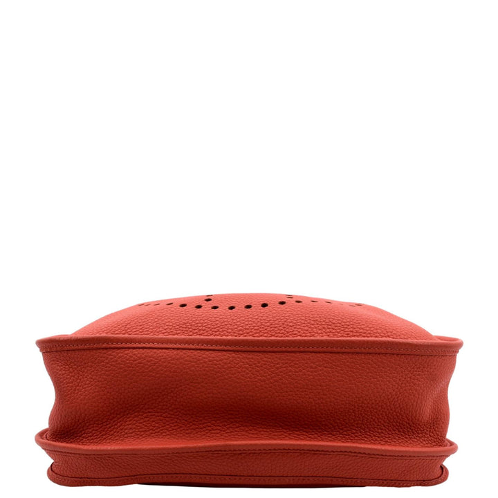 Top quality Hermes Evelyne Gen III GM Clemence Leather Crossbody Bag Red