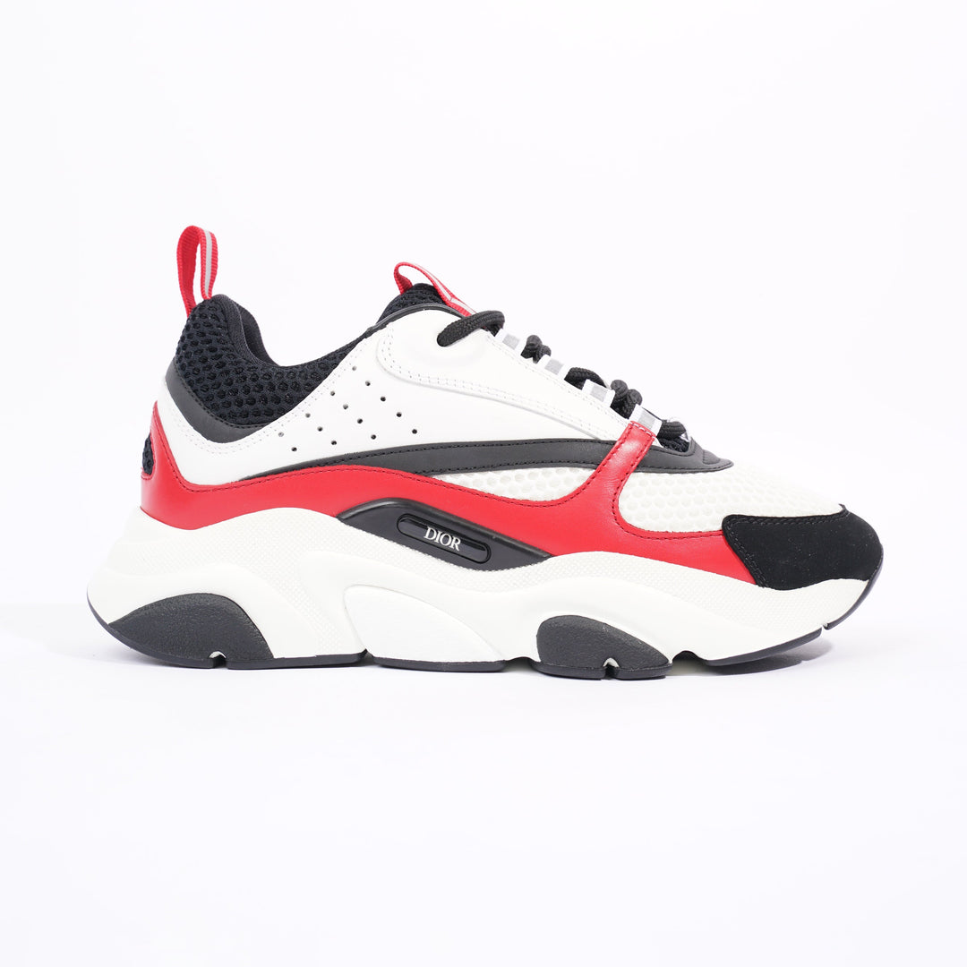 Christian Dior Womens B22 White / Black / Red EU 37 / UK 4