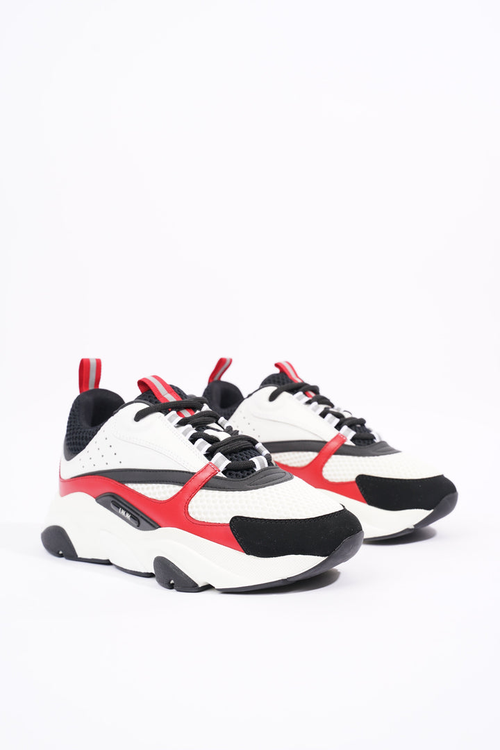 Christian Dior Womens B22 White / Black / Red EU 37 / UK 4