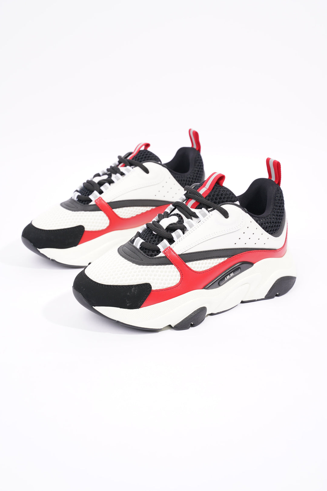 Christian Dior Womens B22 White / Black / Red EU 37 / UK 4