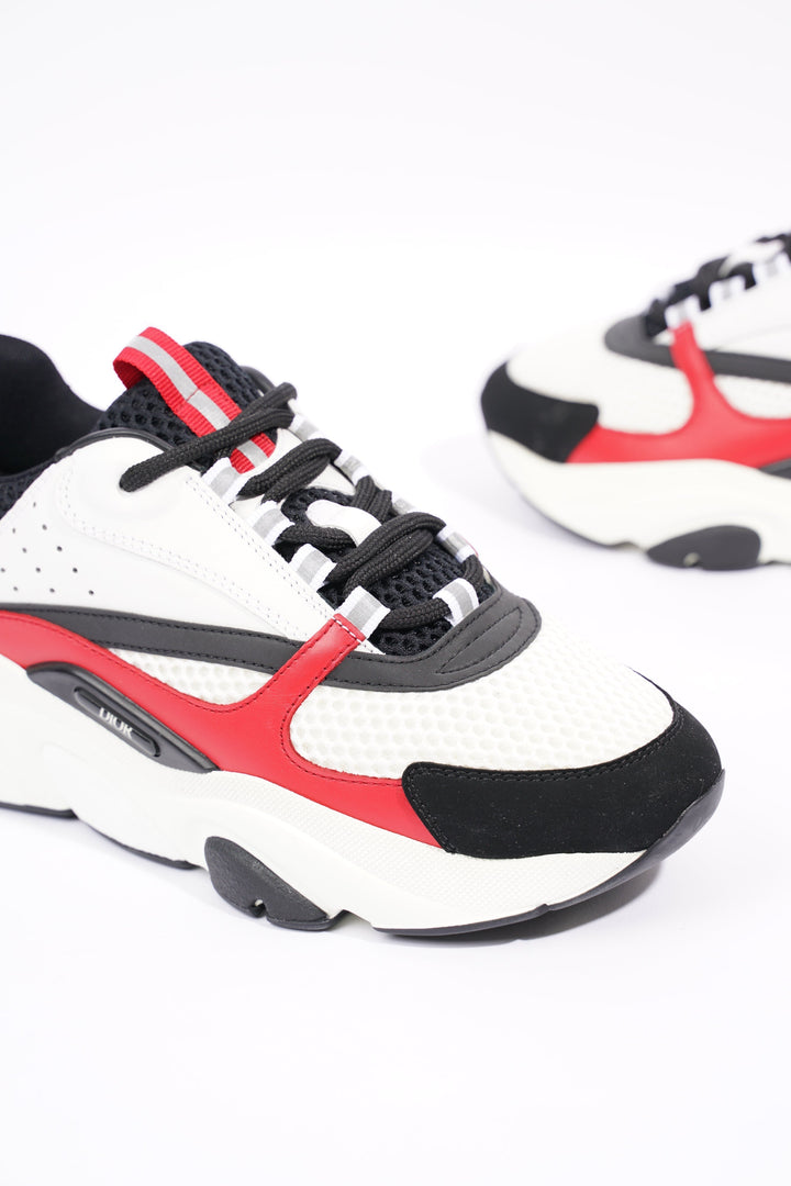 Christian Dior Womens B22 White / Black / Red EU 37 / UK 4