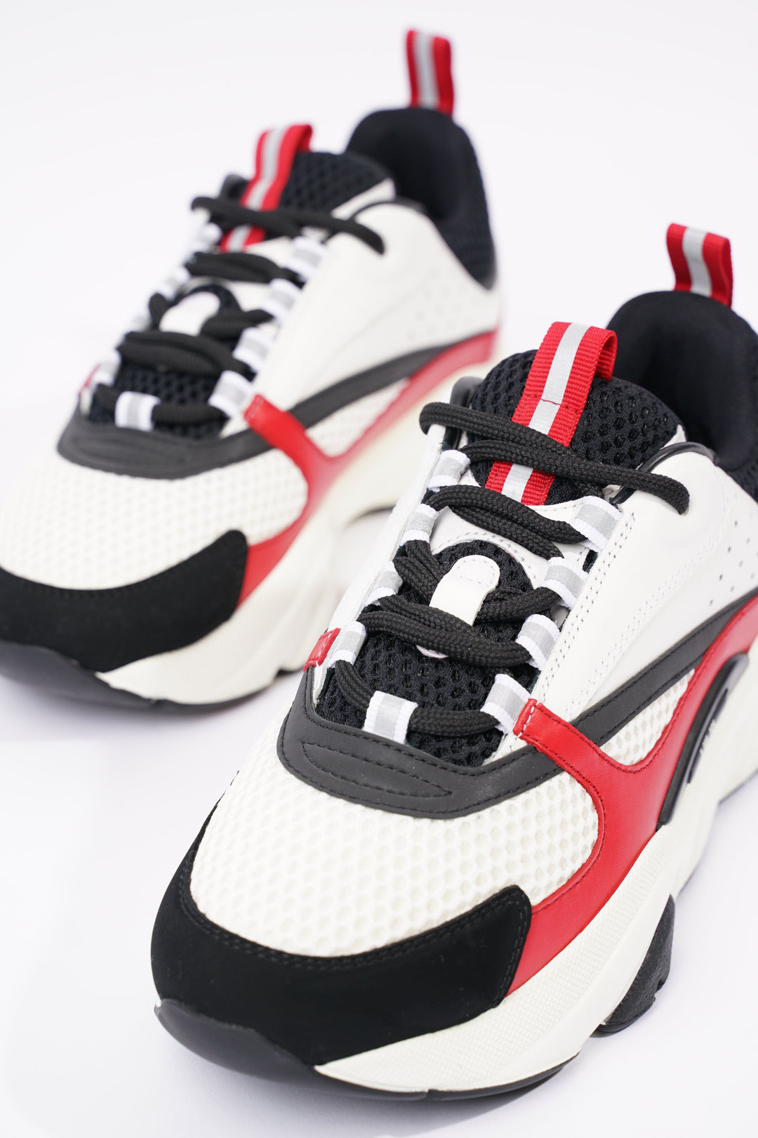 Christian Dior Womens B22 White / Black / Red EU 37 / UK 4