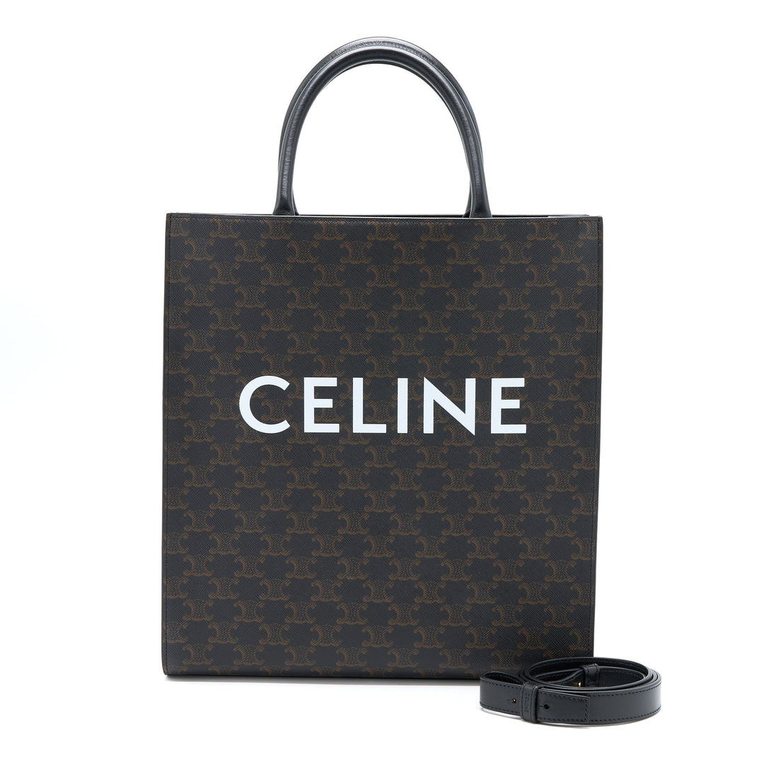 Top Quality Celine Vertical Cabas Triomphe Canvas