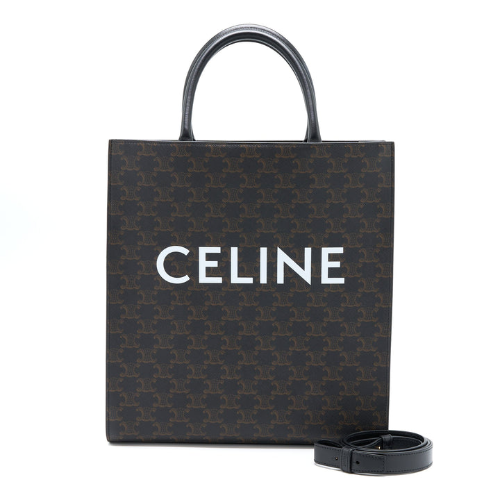 Top Quality Celine Vertical Cabas Triomphe Canvas