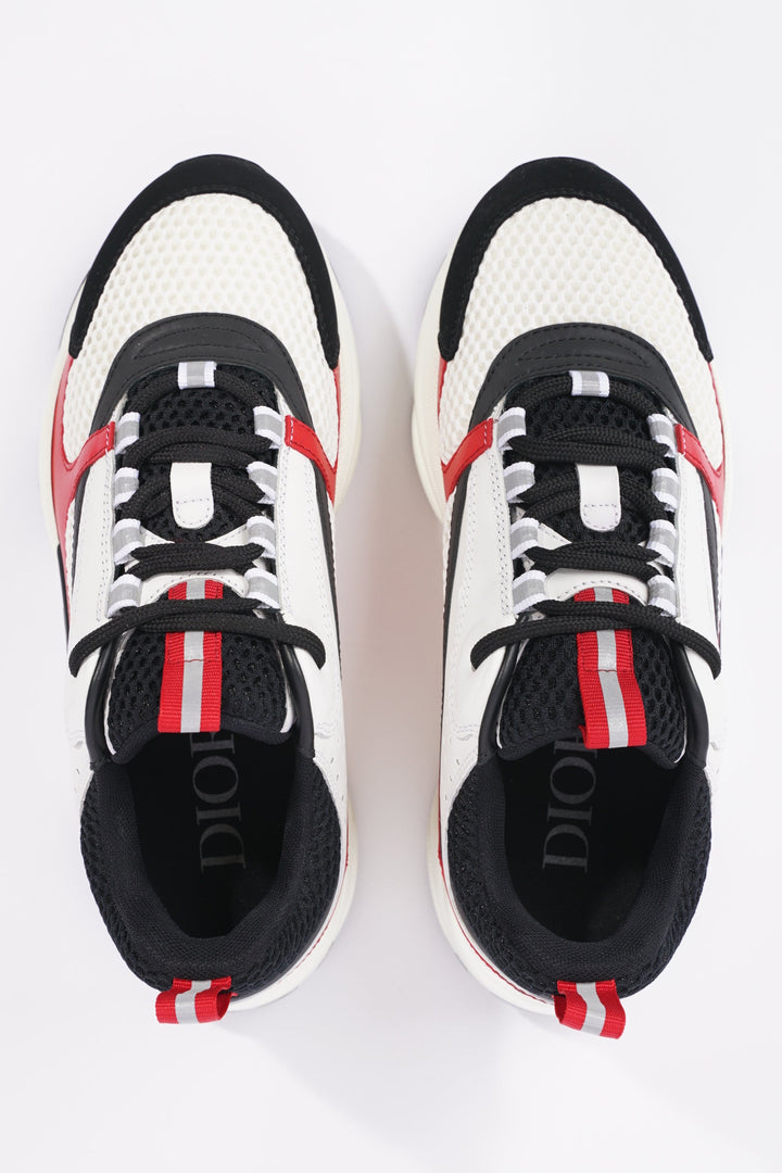 Christian Dior Womens B22 White / Black / Red EU 37 / UK 4