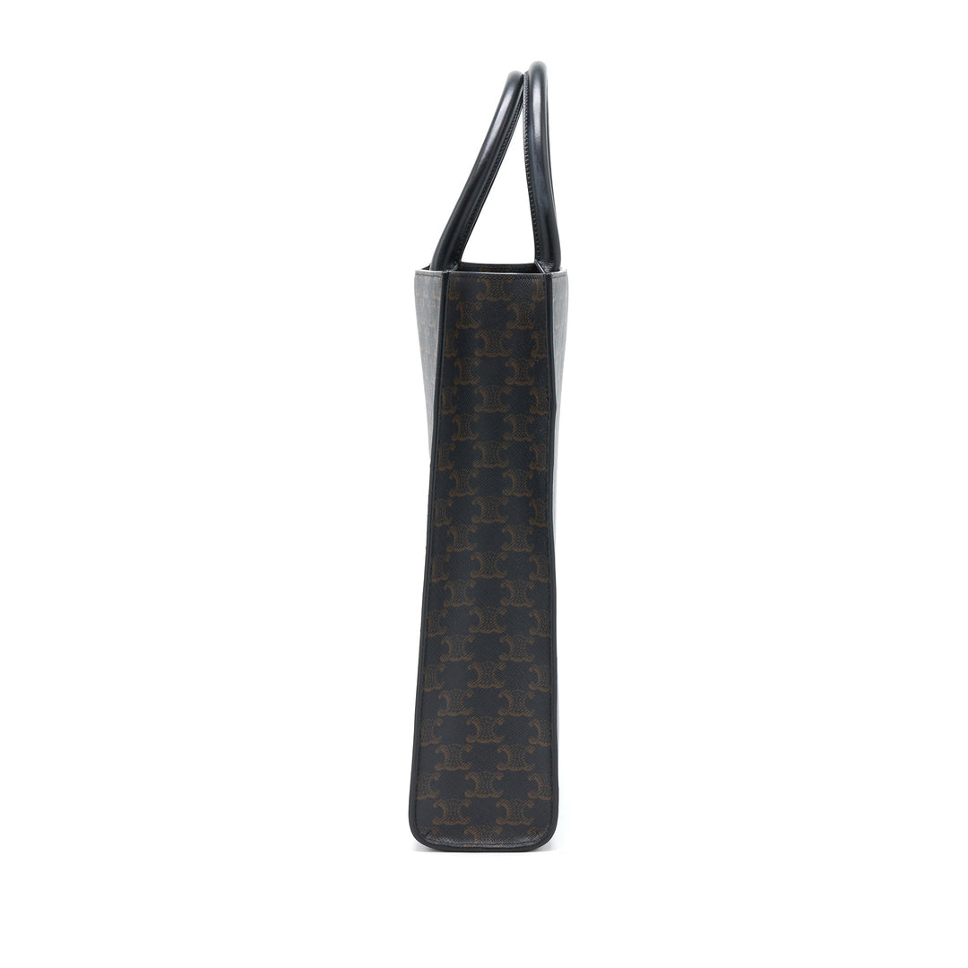 Top Quality Celine Vertical Cabas Triomphe Canvas
