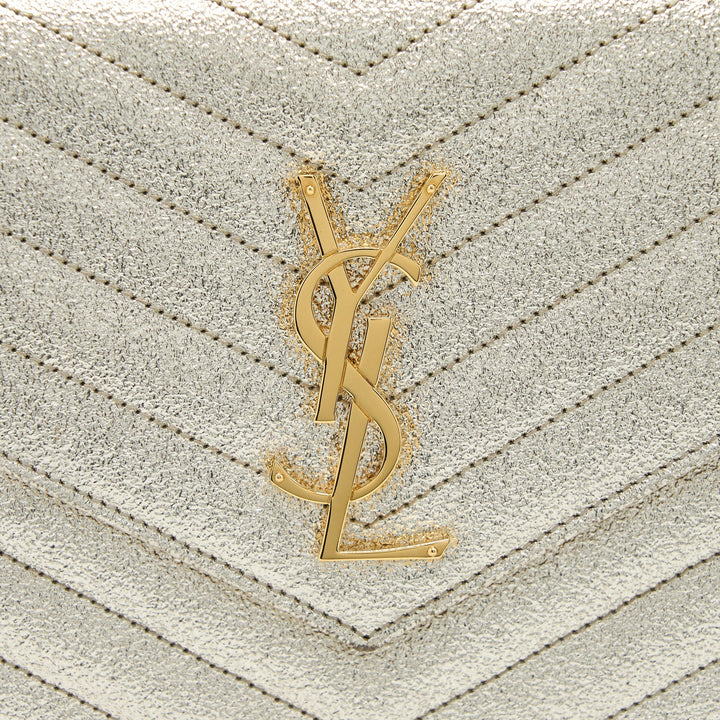 Saint Laurent/YSL Envelop Chain Wallet Calfskin Gold GHW