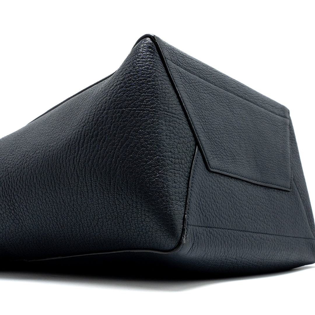 Celine Sangle Bucket Bag Calfskin Navy