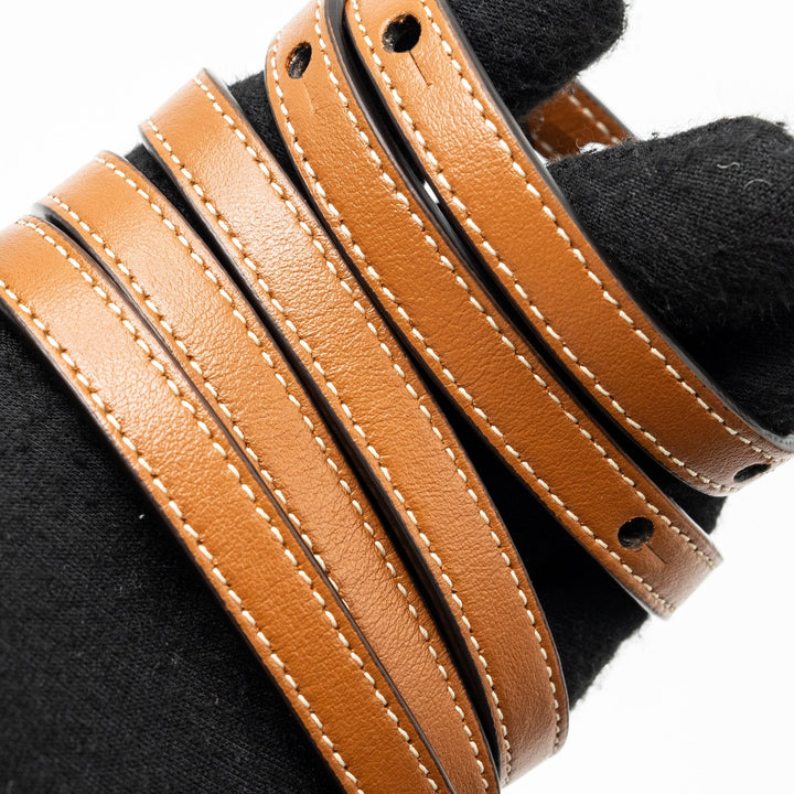 Top Quality Celine wallet on strap triomphe canvas / lambskin tan