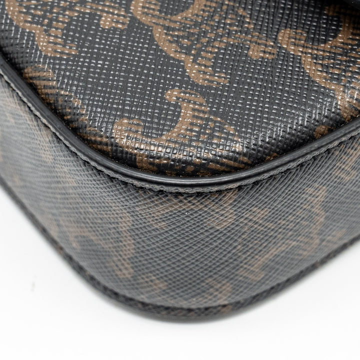 Top Quality Celine Triomphe Shouder Bag Triomphe Canvas / Calfskin Tan