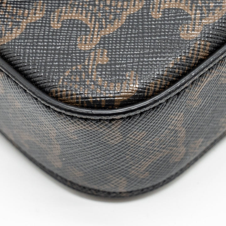 Top Quality Celine Triomphe Shouder Bag Triomphe Canvas / Calfskin Tan