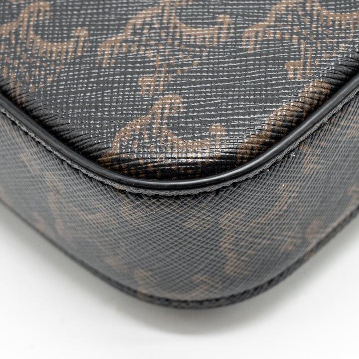 Top Quality Celine Triomphe Shouder Bag Triomphe Canvas / Calfskin Tan