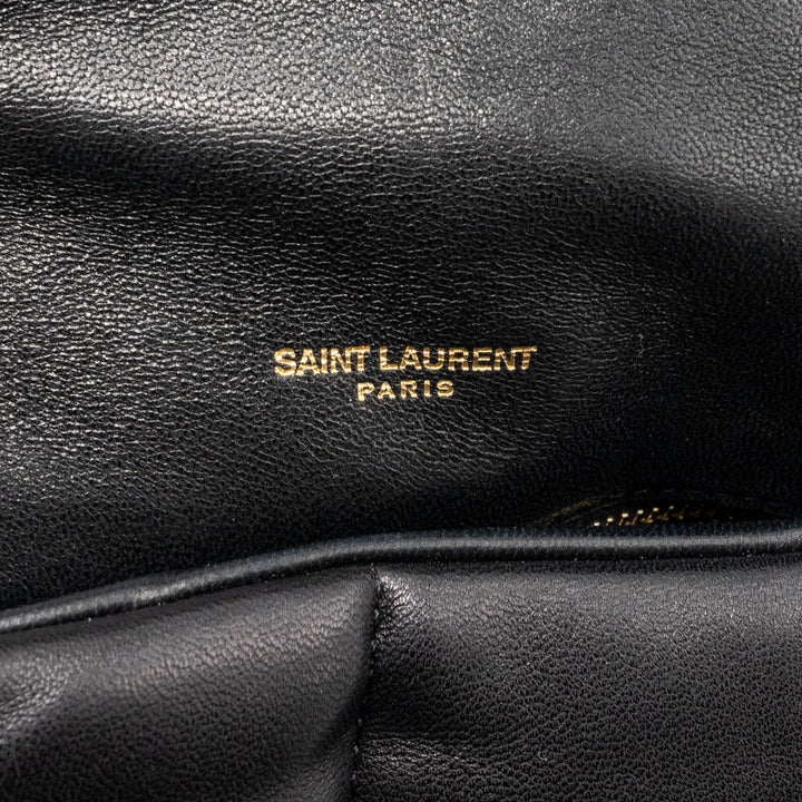 Saint Laurent Small Puffer Quilted Nappa Leather Black GHW