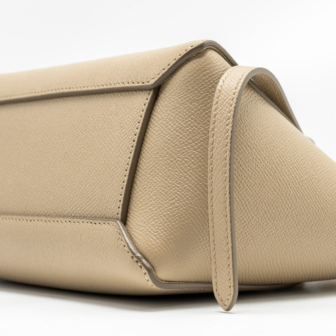 Celine Nano Belt Bag Aged Calfskin Light Beige