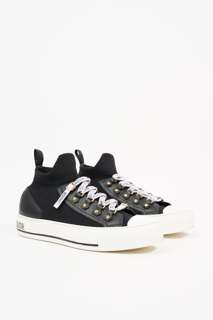 Christian Dior Womens Walk n' Dior Black White EU 37 / UK 4