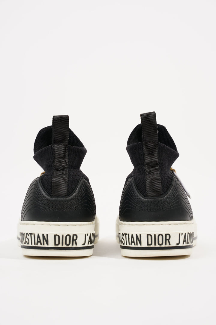 Christian Dior Womens Walk n' Dior Black White EU 37 / UK 4
