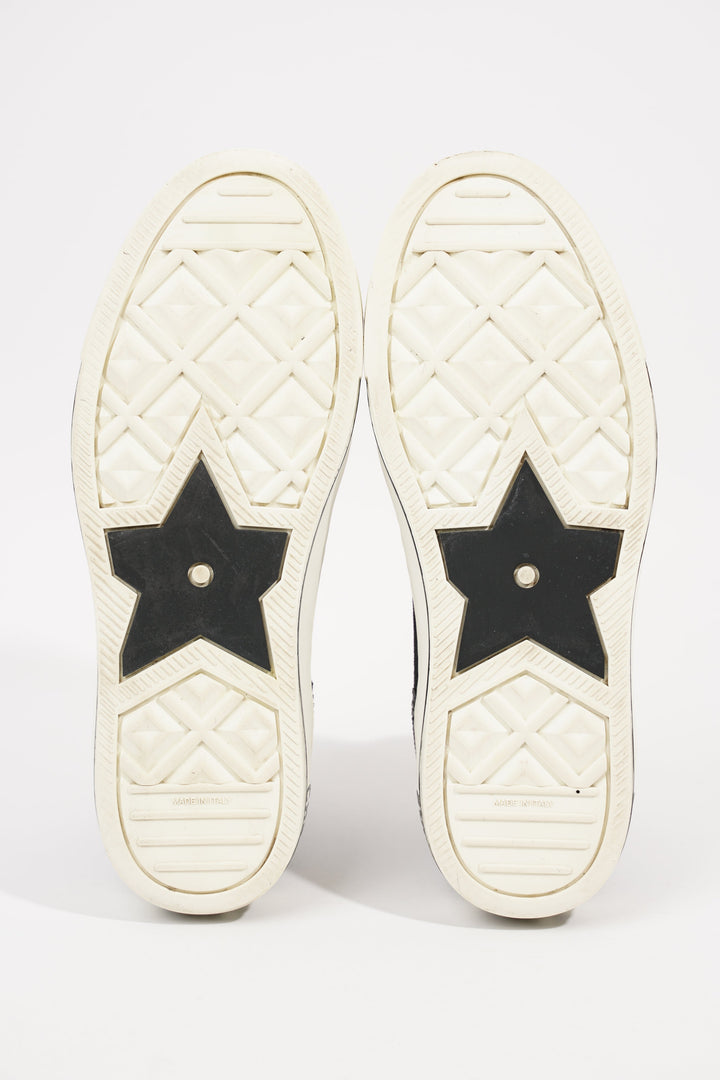 Christian Dior Womens Walk n' Dior Black White EU 37 / UK 4