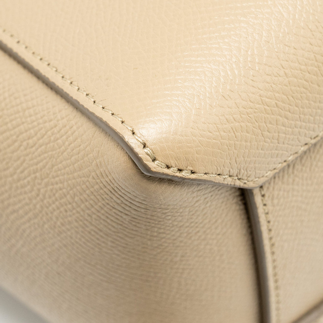 Top Quality Celine Nano Belt Bag Aged Calfskin Light Beige