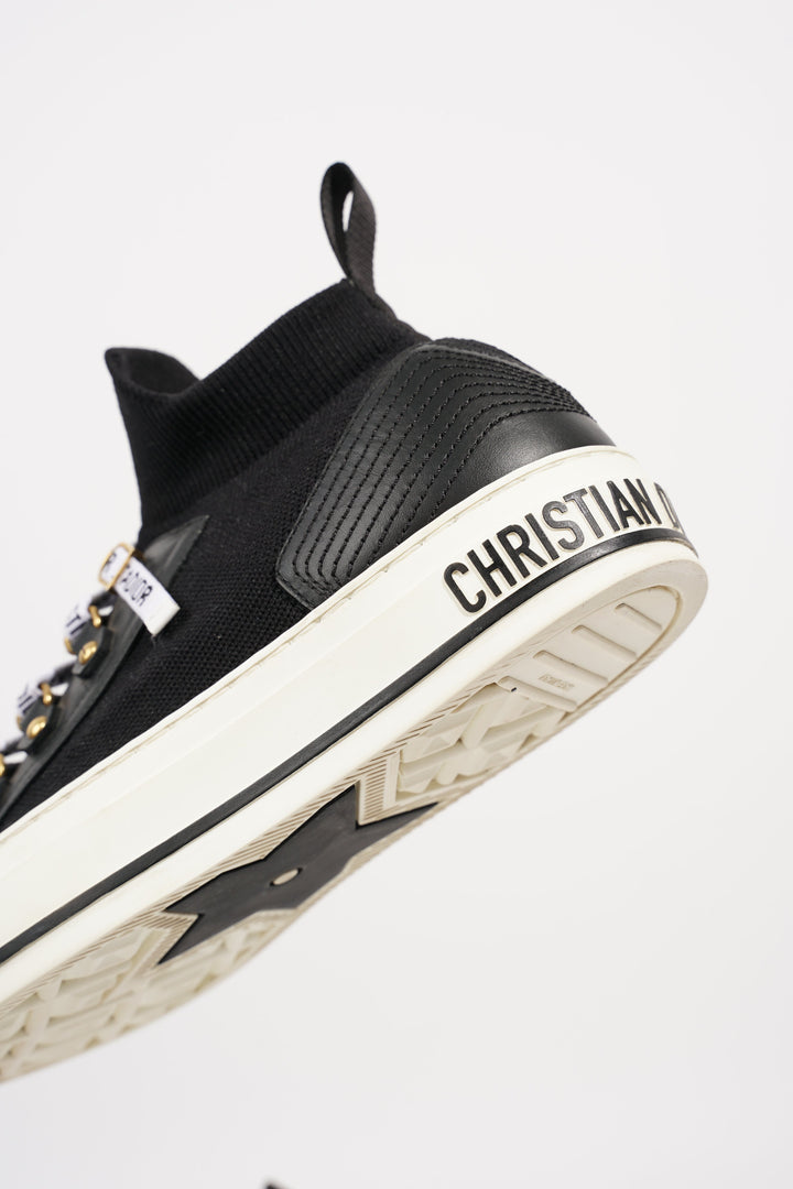 Christian Dior Womens Walk n' Dior Black White EU 37 / UK 4