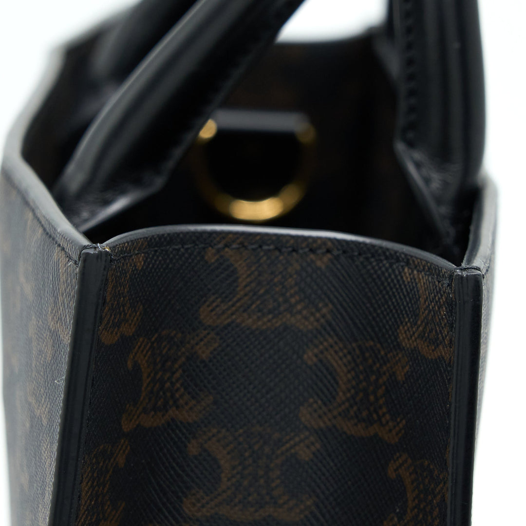Celine Vertical Cabas Triomphe Canvas