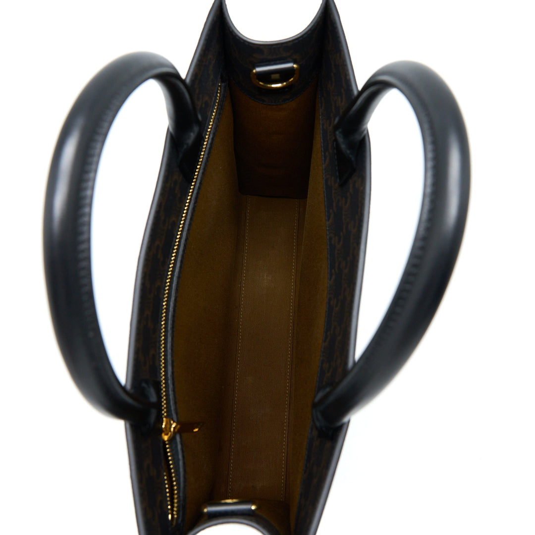 Celine Vertical Cabas Triomphe Canvas