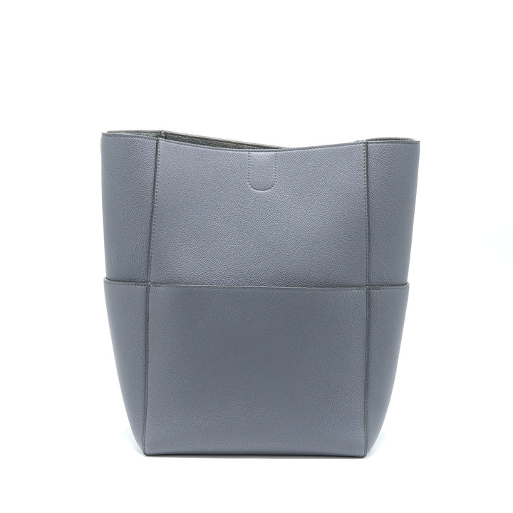Celine Sangle Bucket Bag Calfskin Grey