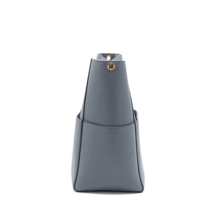 Top Quality Celine Sangle Bucket Bag Calfskin Grey