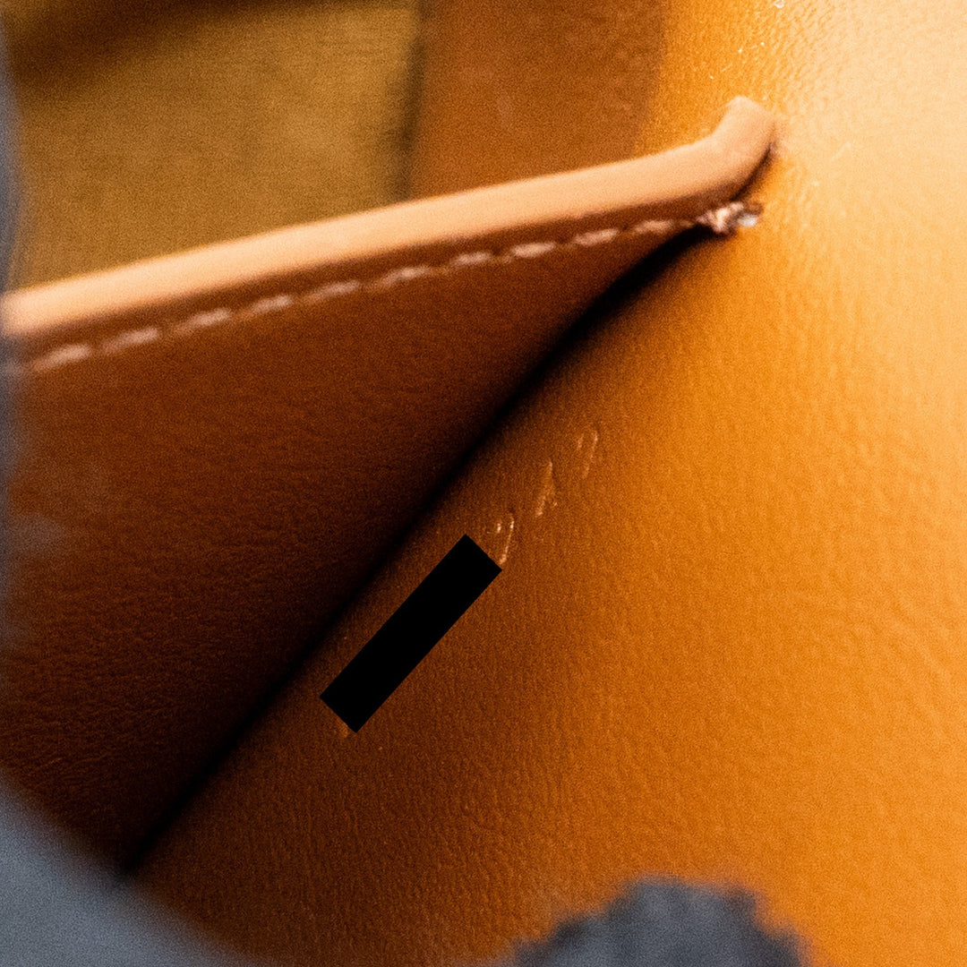 Celine Clutch On Strap Tabou Triomphe Canvas/ Calfskin Tan