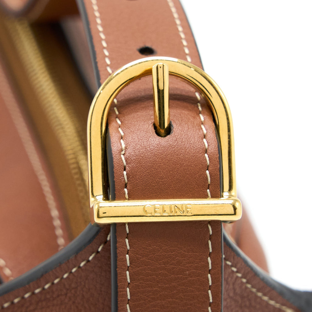 Celine Medium Romy Supple Calfskin Tan