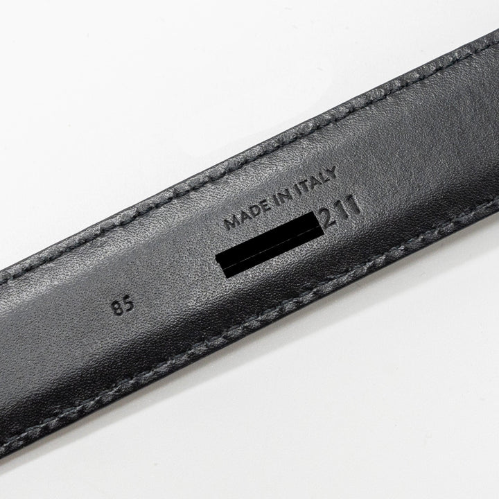 Celine size 85 Medium Triomphe belt calfskin black