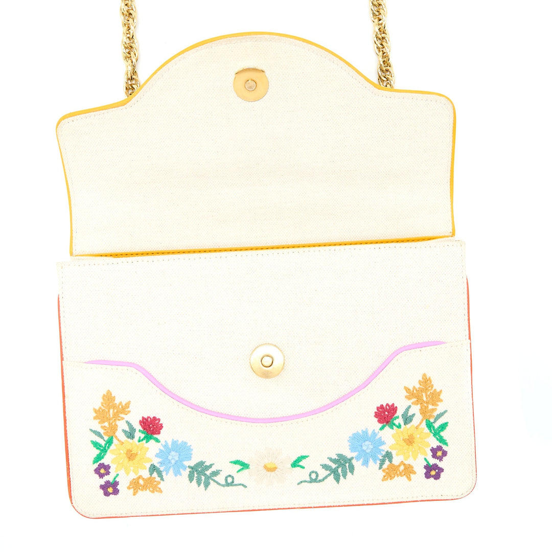 Gucci Crossbody Multicolour Print Fabric White
