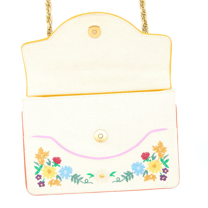 Gucci Crossbody Multicolour Print Fabric White