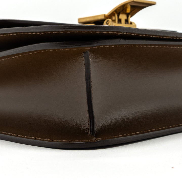 Top Quality Celine Teen Box Calfskin Camel
