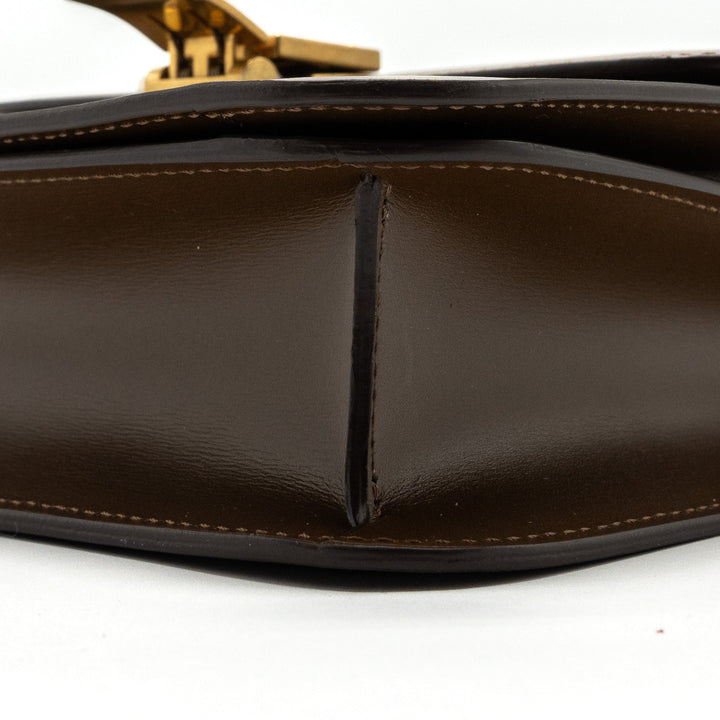 Top Quality Celine Teen Box Calfskin Camel