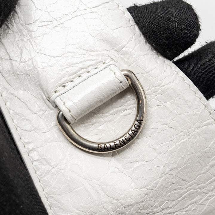 Top Quality Balenciaga Superbusy XS Sling Bag Calfskin Optic White SHW