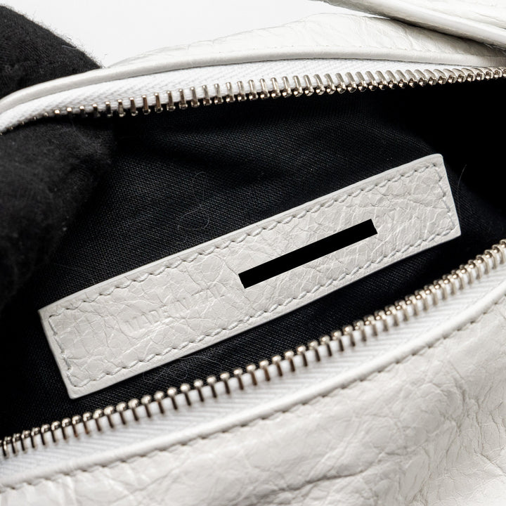 Top Quality Balenciaga Superbusy XS Sling Bag Calfskin Optic White SHW