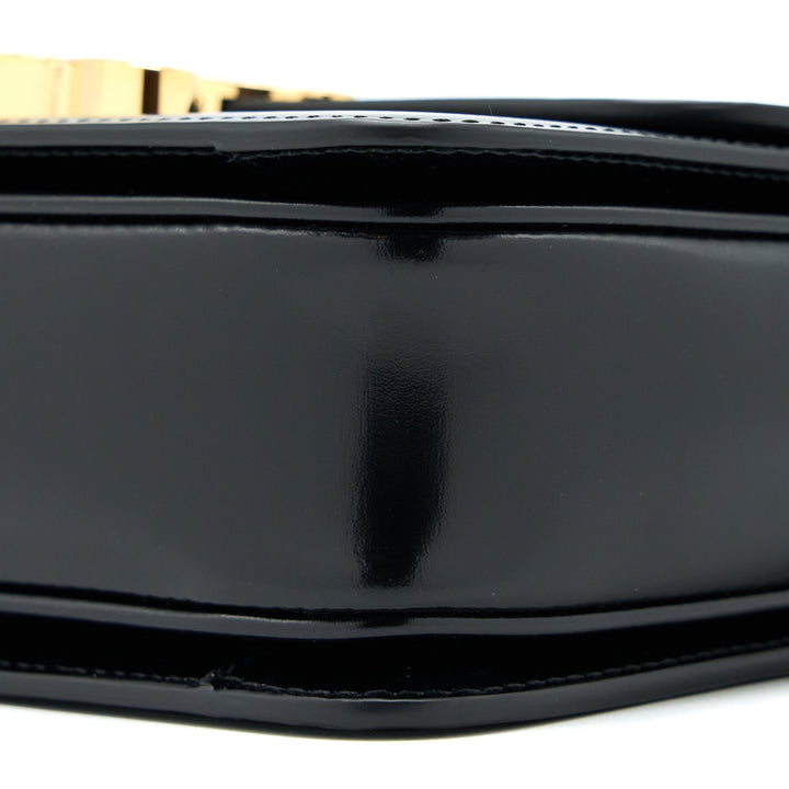 Top Quality Celine Teen Triomphe Bag In Shiny Calfskin Black