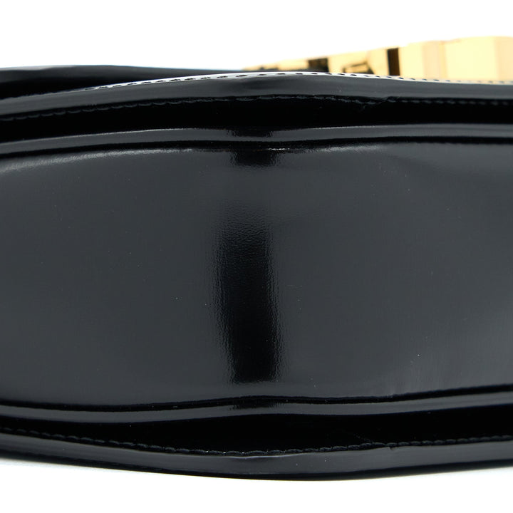 Top Quality Celine Teen Triomphe Bag In Shiny Calfskin Black