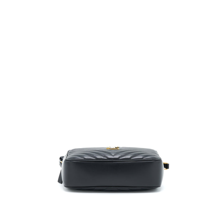 Saint Laurent/ YSL Lou Camera Bag Calfskin Black GHW