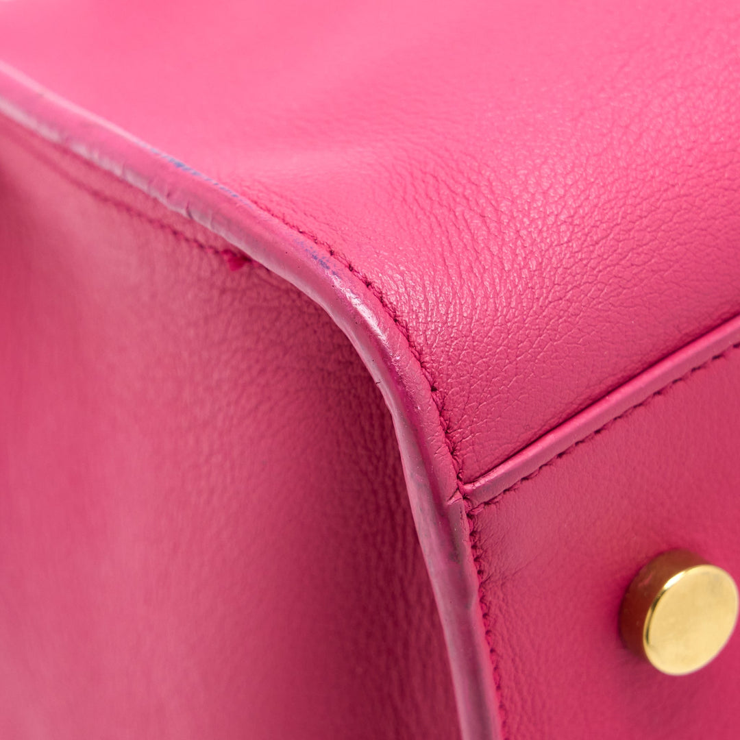 Saint Laurent Cabas Tote Bag Pink GHW