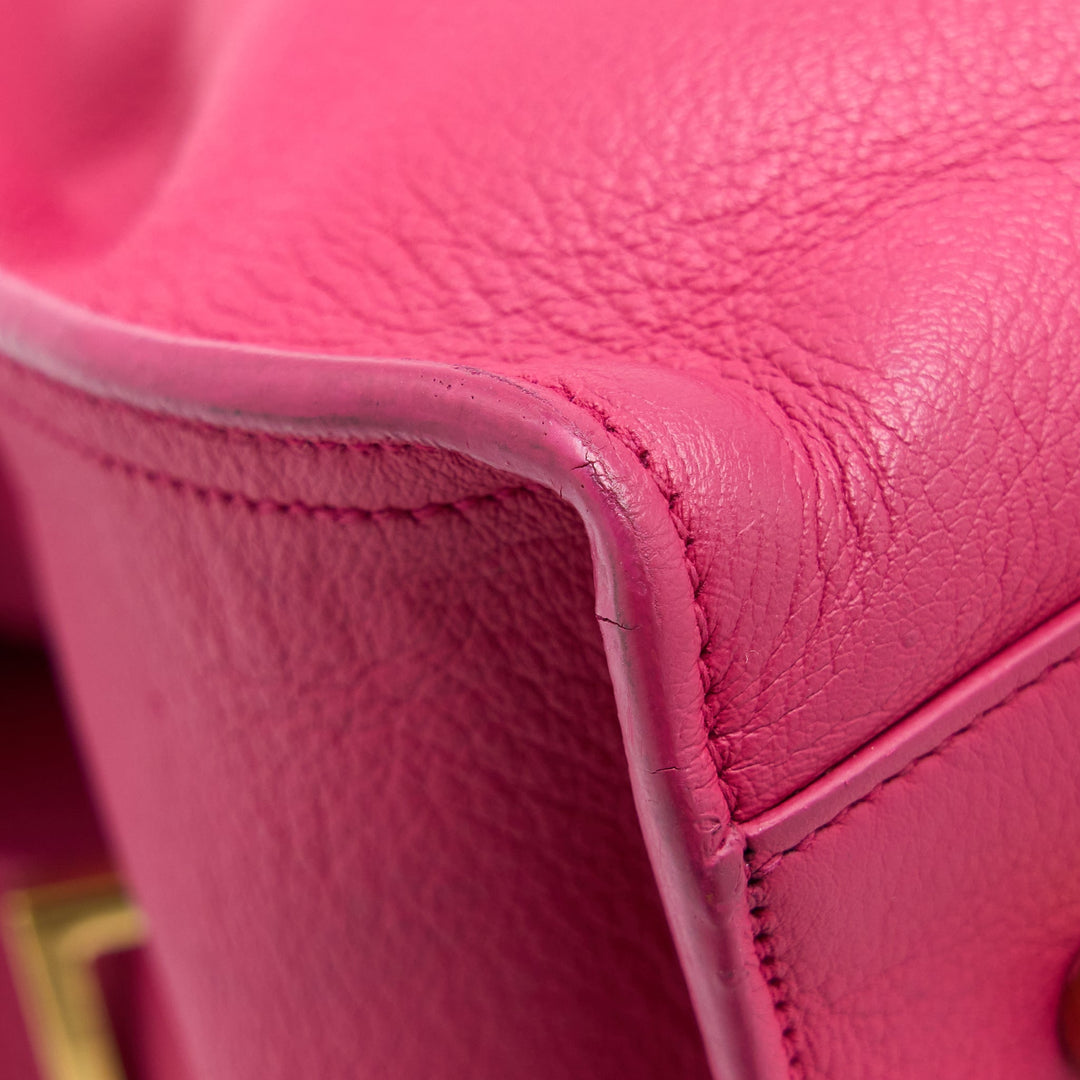 Saint Laurent Cabas Tote Bag Pink GHW