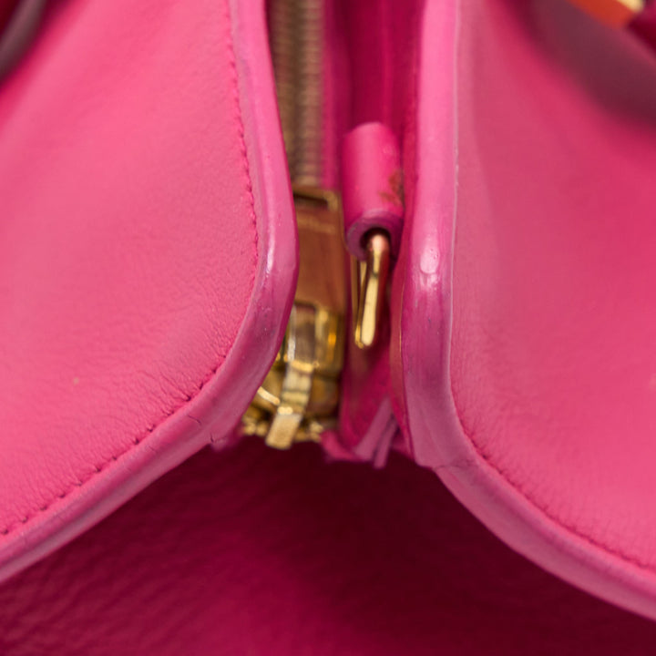 Saint Laurent Cabas Tote Bag Pink GHW